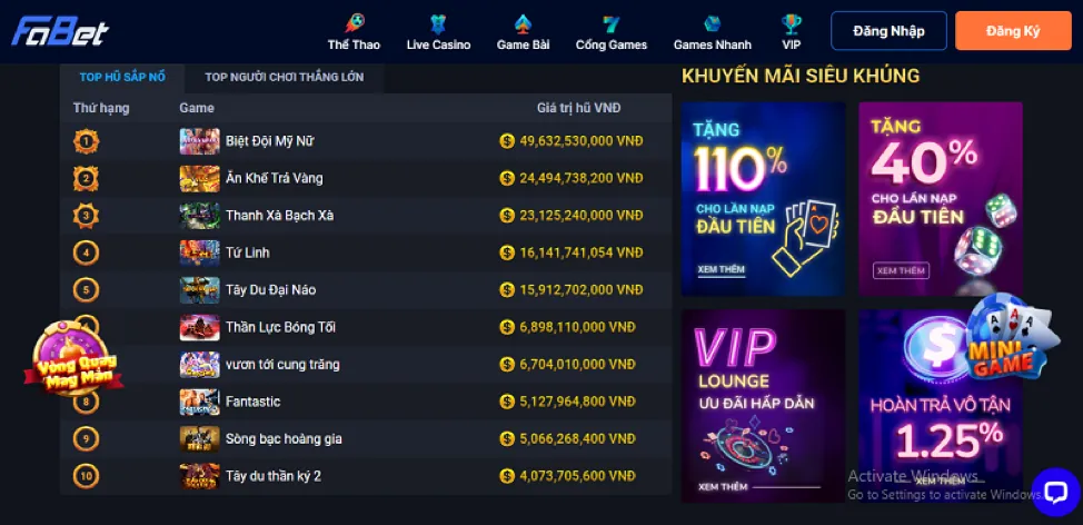 Game Nổ Hũ Jackpot Lũy Tiến 86be